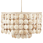 Люстра с каскадом из круглых декоративных элементов Texture Discs варинант исполнения - 3 | Loft Concept в Орле