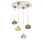 Подвесной светильник с прозрачным стеклянным плафоном округлой формы Effervia  варинант исполнения - 6 | Loft Concept в Орле