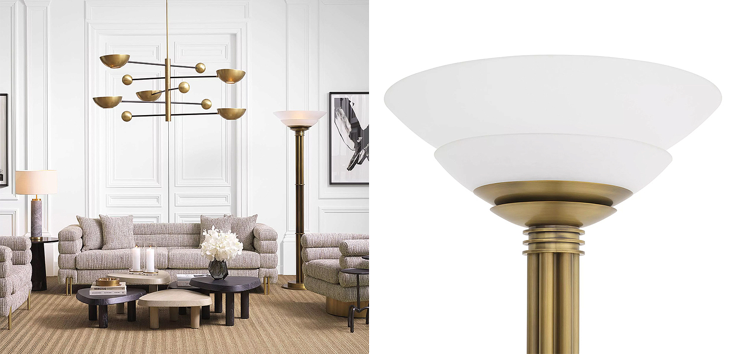 Торшер Eichholtz Floor Lamp Figaro Торшер Eichholtz Floor Lamp Figaro - Loft-Concept в Орле