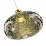 Подвесной светильник с прозрачным стеклянным плафоном округлой формы Effervia  варинант исполнения - 14 | Loft Concept в Орле