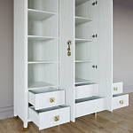 Большой шкаф с витриной Elsa Dreams White варинант исполнения - 3 | Loft Concept в Орле