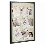 Рамка для фото с подсветкой c деревянными прищепками в комплекте Photo Backlight варинант исполнения - 1 | Loft Concept в Орле