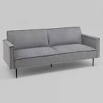 Диван современный вельветовый прямой Worcester Серый варинант исполнения - 1 | Loft Concept в Орле