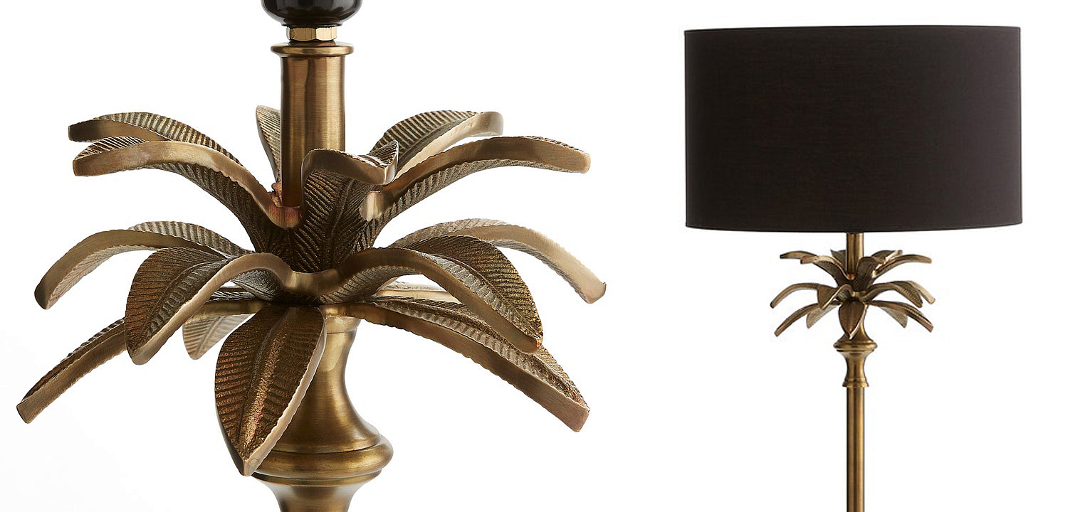 Торшер Palm Black Lampshade Торшер Palm Black Lampshade - Loft-Concept в Орле