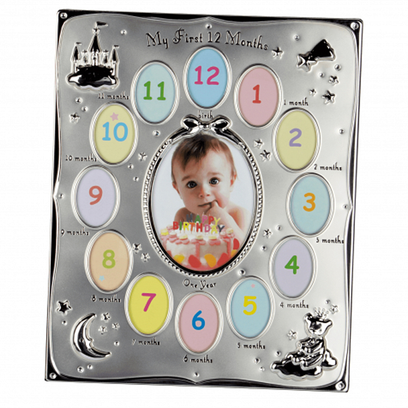 Фоторамка детская Childhood Corner Watch 13 фото Серебристый Фоторамка детская Childhood Corner Watch 13 фото Серебристый в Орле | Loft Concept