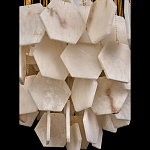 Люстра с фигурными подвесками из натурального камня Glowing Spheres варинант исполнения - 5 | Loft Concept в Орле