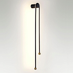 Бра черного цвета с изогнутым плафоном Luke Lampco Tracer Lamp варинант исполнения - 4 | Loft Concept в Орле