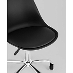 Офисный стул на металлическом основании EGGERY Black пластик варинант исполнения - 2 | Loft Concept в Орле