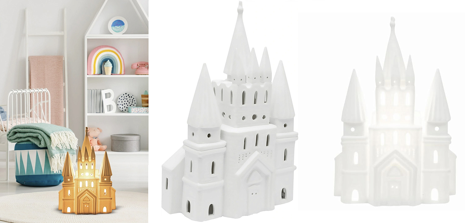 Настольная лампа для детей White castle Настольная лампа для детей White castle - Loft-Concept в Орле