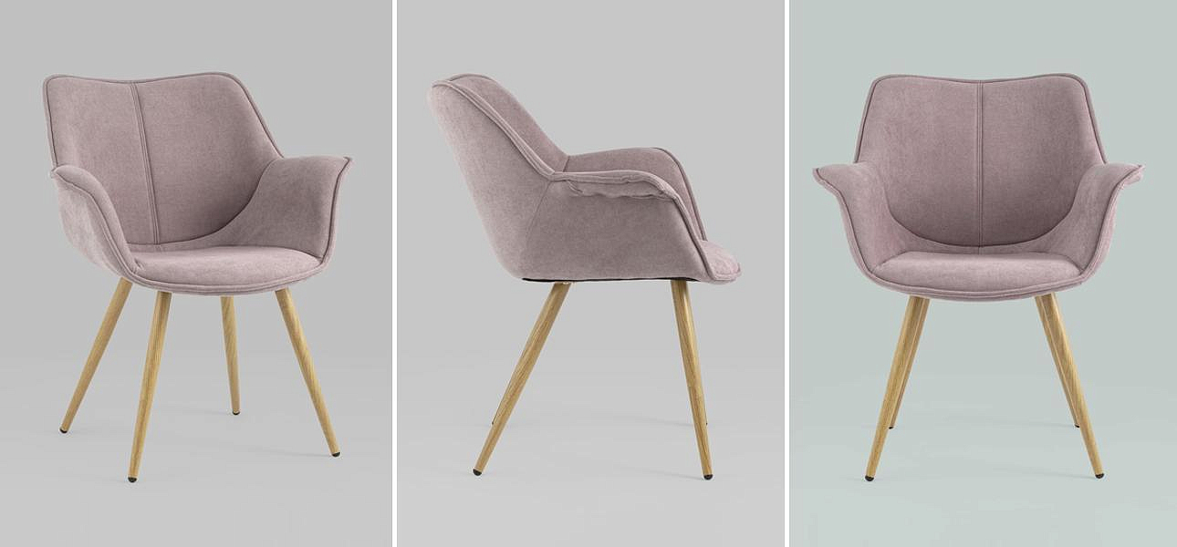 Стул Mason Chair Пепельно-Розовый Ножки светлое дерево Стул Mason Chair Пепельно-Розовый Ножки светлое дерево - Loft-Concept в Орле