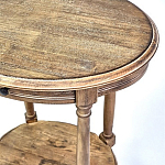Деревянный овальный кофейный стол Margery Provence Coffee Table варинант исполнения - 4 | Loft Concept в Орле