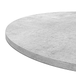 Стол обеденный с круглой светло-серой столешницей Harris Collection варинант исполнения - 5 | Loft Concept в Орле