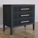 Тумба Primo  с тремя ящиками шпон Черный дуб варинант исполнения - 3 | Loft Concept в Орле