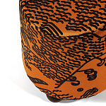Пуф Wakonda Terracotta Tiger Mountain с Круглыми ножками  варинант исполнения - 1 | Loft Concept в Орле