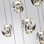 Люстра каскадня с 27-ю прозрачными шарообразными подвесами Bubbles Bocci варинант исполнения - 3 | Loft Concept в Орле