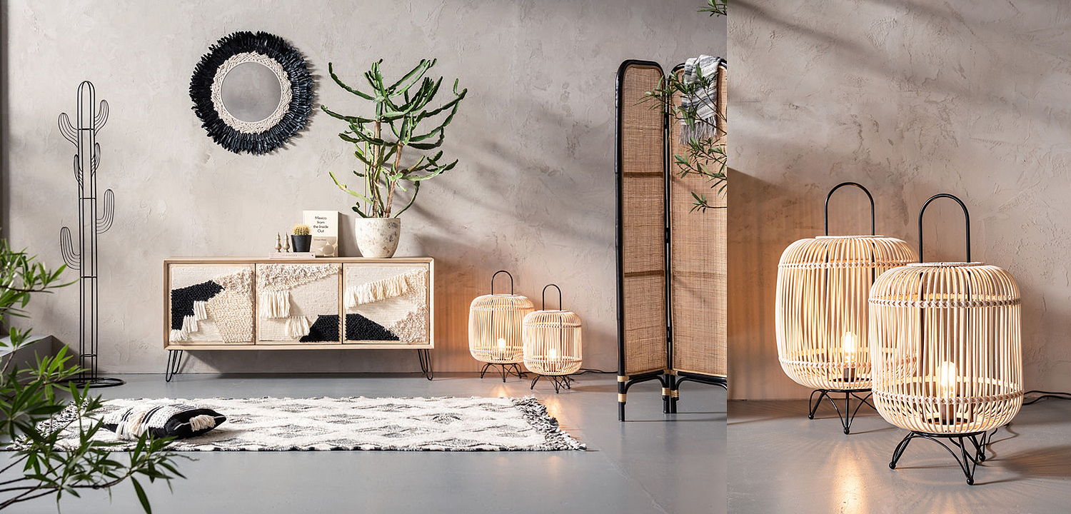 Настольная лампа Rattan Cage Настольная лампа Rattan Cage - Loft-Concept в Орле