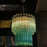 Дизайнерская люстра Blue Lagoon glass бирюзовое стекло  варинант исполнения - 4 | Loft Concept в Орле