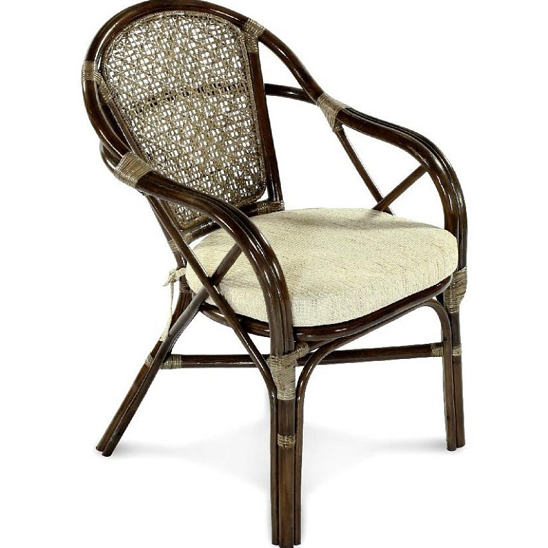 Стул Bamboo classic Коричневый Бежево-серый Стул Bamboo classic Коричневый Бежево-серый в Орле | Loft Concept