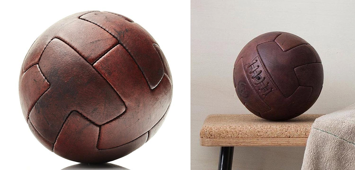 Футбольный Мяч из коричневой Кожи RETRO HERITAGE BROWN LEATHER T SOCCER BALL Футбольный Мяч из коричневой Кожи RETRO HERITAGE BROWN LEATHER T SOCCER BALL - Loft-Concept в Орле