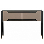 Консоль тёмно-коричневого цвета с 2-мя ящиками Gladstone варинант исполнения - 2 | Loft Concept в Орле