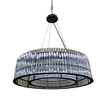Подвесная люстра круглая Double Glass Sphere варинант исполнения - 1 | Loft Concept в Орле