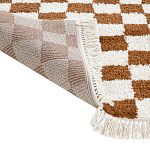 Ковер с шахматным принтом Chess Layout с эффектом шерсти варинант исполнения - 5 | Loft Concept в Орле