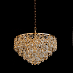 Люстра каскадная с подвесками в форме колец Galaxy of Light варинант исполнения - 4 | Loft Concept в Орле