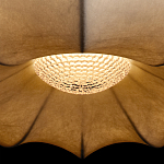 Подвесной светильник с белым фигурным абажуром и мягкими волнистыми краями Cloud Motion  варинант исполнения - 14 | Loft Concept в Орле