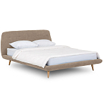Кровать с мягким изголовьем Palmer Bed варинант исполнения - 16 | Loft Concept в Орле
