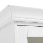 Витрина с раздвижными дверцами Wells Glass Showcase White варинант исполнения - 5 | Loft Concept в Орле