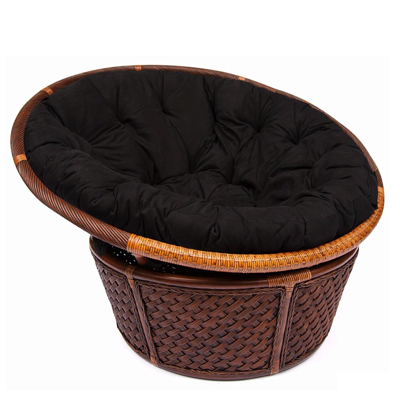 Кресло Bamboo black Черный Коричневый Кресло Bamboo black Черный Коричневый в Орле | Loft Concept
