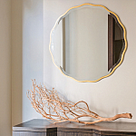 Золотое настенное зеркало Yvon Mirror варинант исполнения - 2 | Loft Concept в Орле