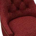 Мебельная ткань Шенилл бордовый цвет 138 см T4-23 варинант исполнения - 6 | Loft Concept в Орле