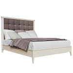 Кровать из массива бука с мягким изголовьем Tasteful Furniture варинант исполнения - 1 | Loft Concept в Орле