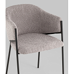 Стул Brace букле серый варинант исполнения - 2 | Loft Concept в Орле