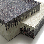 Дизайнерский журнальный стол с инкрустацией Plateau Coffee Table  варинант исполнения - 3 | Loft Concept в Орле