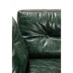 Диван Лофт Натуральная Винтажная кожа Зеленый Two Seat Encounter Leather Sofa варинант исполнения - 4 | Loft Concept в Орле