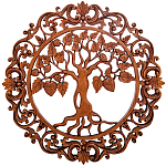 Панно из дерева LeafBerry Panel With Trees варинант исполнения - 1 | Loft Concept в Орле