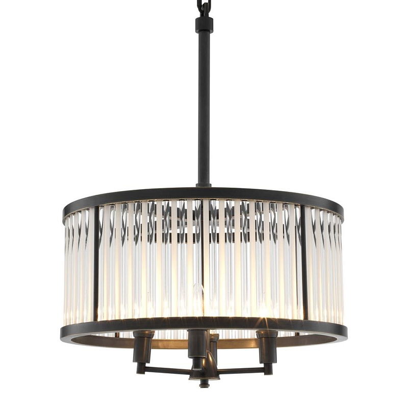 Люстра Chandelier Darcy Bronze Темная бронза Прозрачный (Transparent) в Орле | Loft Concept 