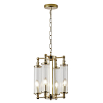 Люстра 4-мя прозрачными цилиндрическими плафонами Jeanette варинант исполнения - 2 | Loft Concept в Орле