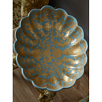 Чаша с орнаментом на бронзовых ножках в виде ангелов Eden Garden варинант исполнения - 4 | Loft Concept в Орле