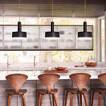 Подвесной светильник цилиндрический с белым плафоном Hinkley варинант исполнения - 11 | Loft Concept в Орле