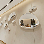 Абстрактная скульптура на стену в виде капли воды Water Outline варинант исполнения - 5 | Loft Concept в Орле