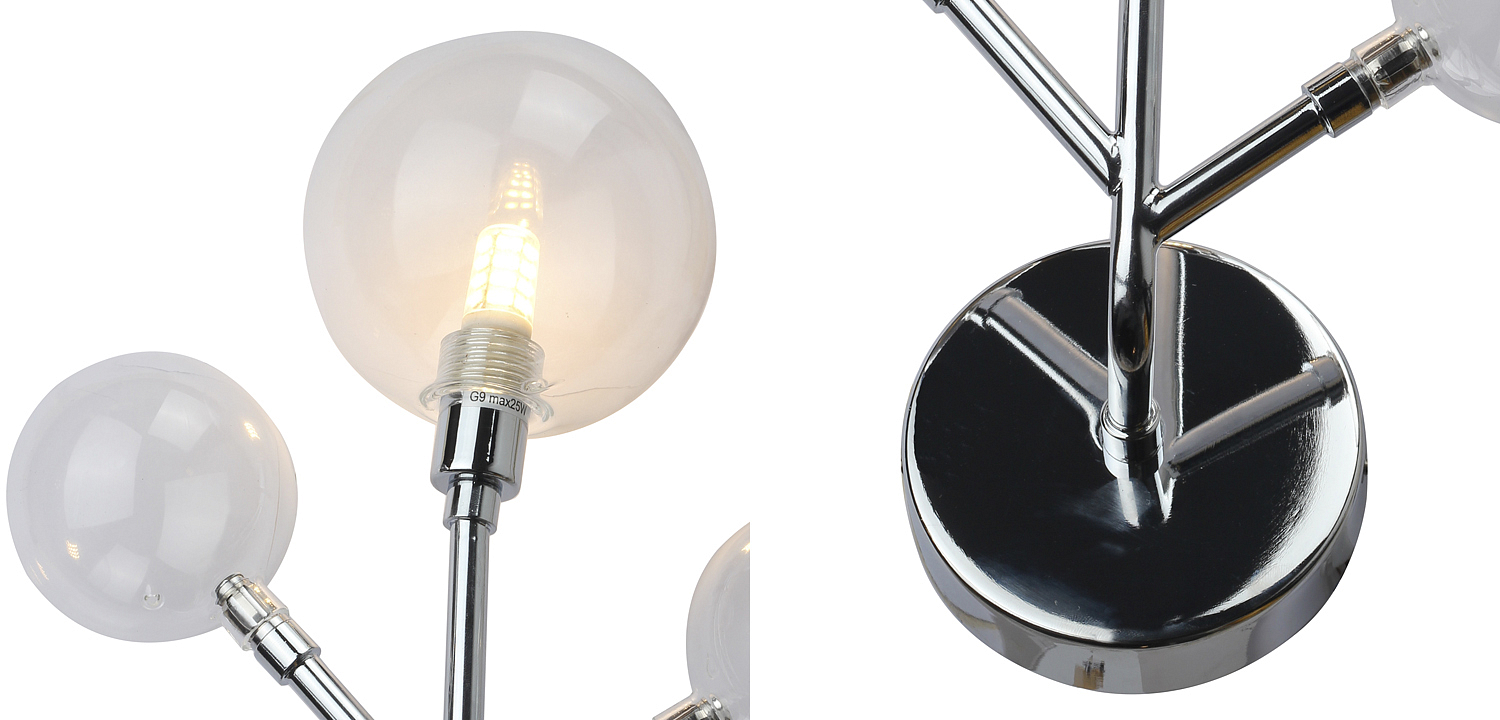 Бра Berries Trio Sconce chromium Бра Berries Trio Sconce chromium - Loft-Concept в Орле