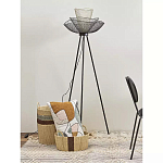 Торшер с трехъярусным плафоном из металлической сетки Metal Mesh Floor Lamp варинант исполнения - 3 | Loft Concept в Орле