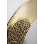 Зеркало золотое со вставками в виде геометрических фигур варинант исполнения - 3 | Loft Concept в Орле