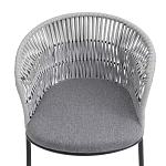 Кресло с декоративным плетением на спинке и подлокотниках Armchair Weaving варинант исполнения - 5 | Loft Concept в Орле