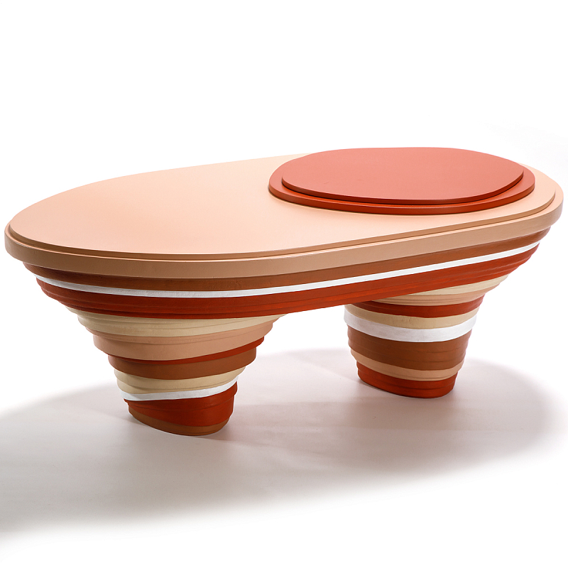 Кофейный стол Vorlon Desert Coffee Table Терракотовый Кофейный стол Vorlon Desert Coffee Table Терракотовый в Орле | Loft Concept