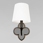 Бра с белым текстильным абажуром и фигурным основанием с зеркальной вставкой Vitorino варинант исполнения - 18 | Loft Concept в Орле