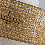 Подвесной светильник с декоративным поясом из плетеного бамбука Biuloggicu варинант исполнения - 9 | Loft Concept в Орле